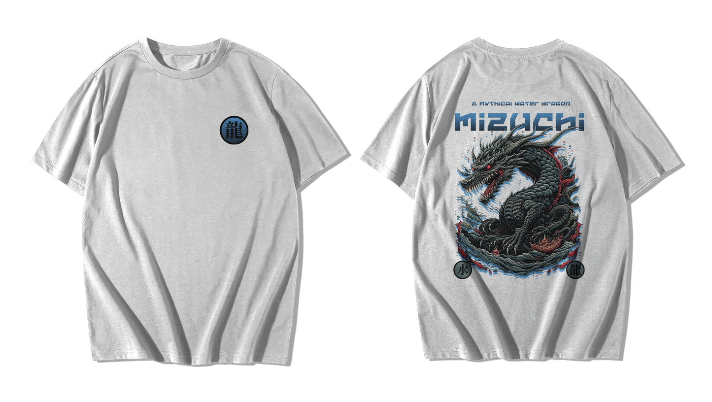 Mizuchi - The Water Dragon || Oversized Tee