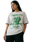 Cosmic Drift - Neo Green || Unisex Oversized Classic T-Shirt
