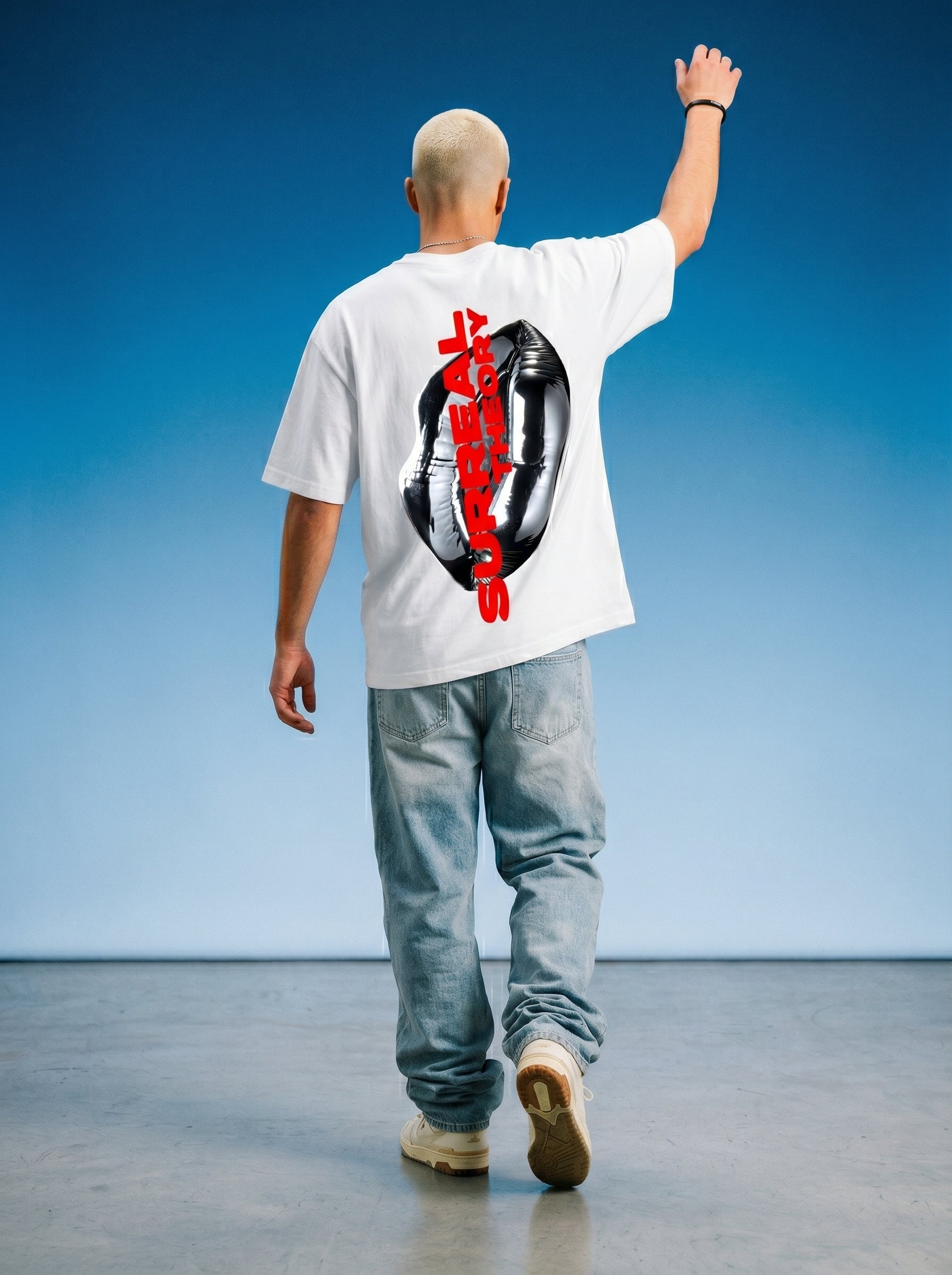 Surreal Lips || Unisex Terry Oversized Tee