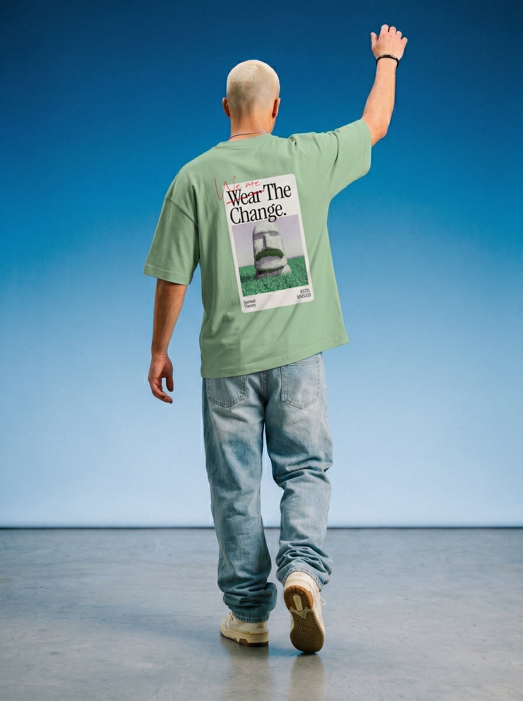We Are The Change || Unisex Terry Oversized Tee